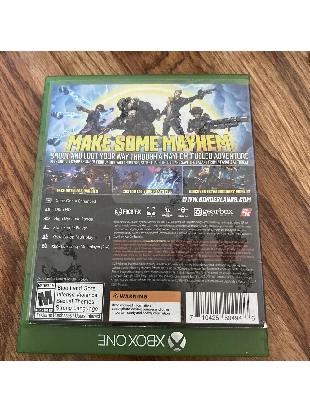 Borderlands 3 - Xbox One VideoGames
